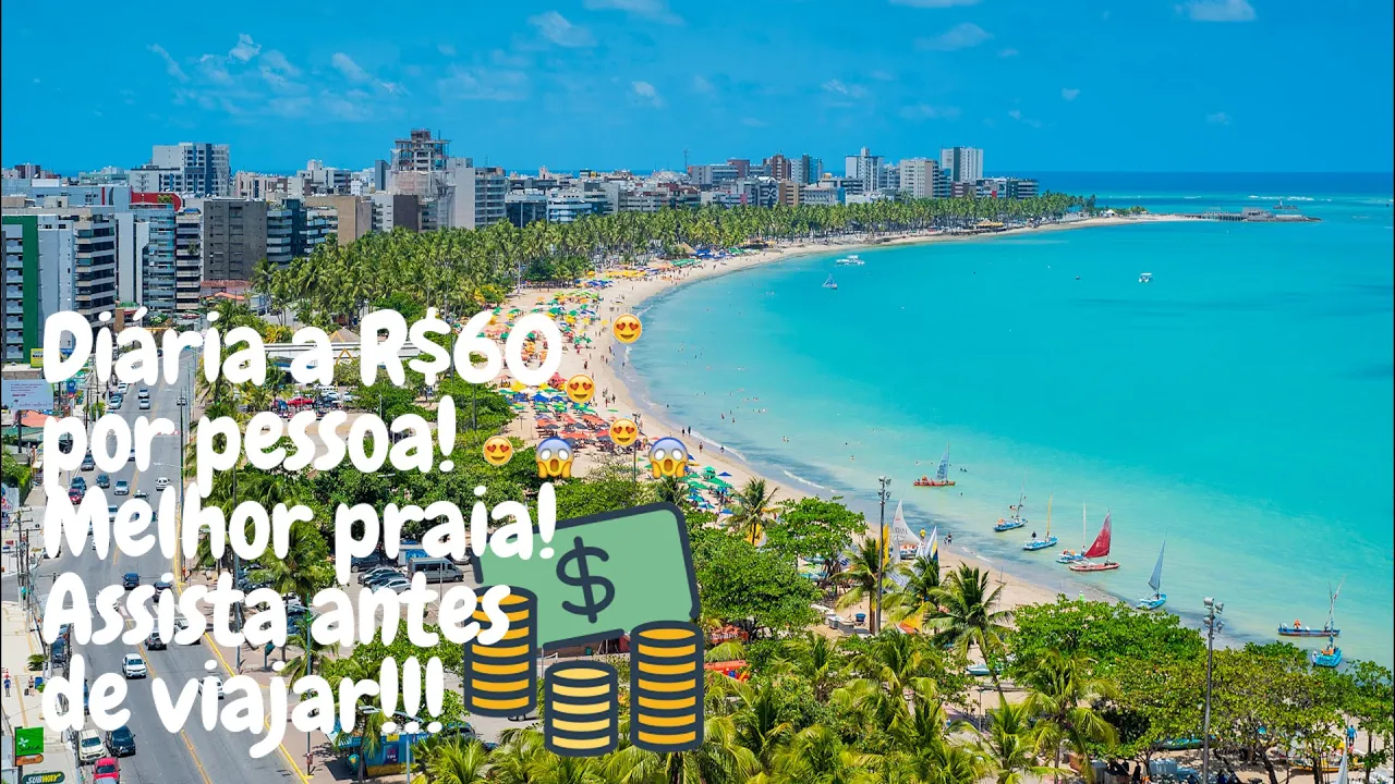 Hotéis mais baratos ao lado das melhores praias de  #maceio #al