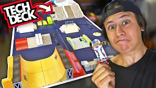 ULTIMATE FINGERBOARD SKATEPARK OUT OF TECH DECK RAMP