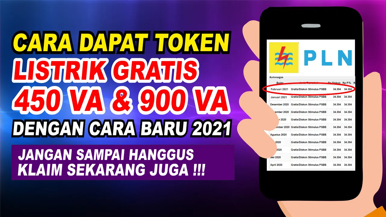 Cara mendapatkan token listrik gratis 2021 Lewat Whatsapp. 