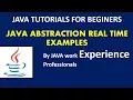 Java Abstraction with Example Java Tutorial for Beginners