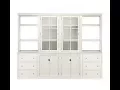 White Book Shelf With Doors