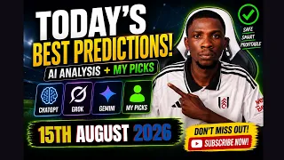 TODAY S FOOTBALL PREDICTIONS 2026 - AI vs My Picks I Used AI to Get Today s Betting Tips