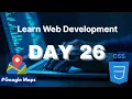 Learn Web Development Day 26 Embed Google Maps in Website - Map Integration Tutorial