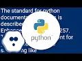 Using javadoc for Python documentation