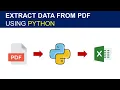 Automate Data Extraction from PDF files with Python