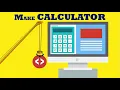 Coding Classes Ep 30 Make Calculator Using Coding Create Calculator Using Scratch Coding