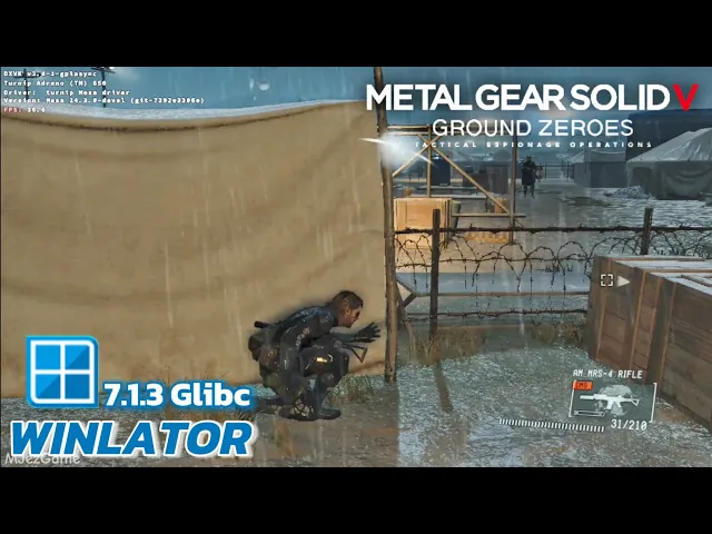 Winlator Glibc (Afei) - Gameplay Metal Gear V Ground Zeroes (Windows) On Android