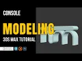 Console Design Modeling in 3ds Max Step by Step Tutorial 3dinteriorstudio