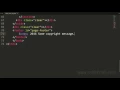 HTML footer Tag