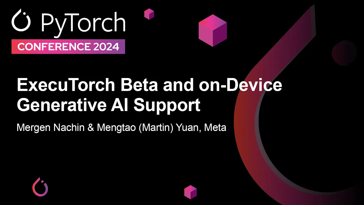 Image from ExecuTorch Beta and on-Device Generative AI Support