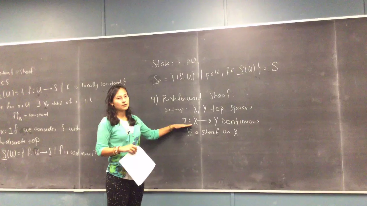 02. Algebraic geometry - Sheaves and morphisms (Diana Carolina Castañeda)