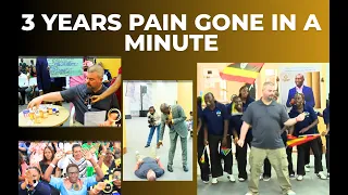 3 years of lower back pain gone in one prayer.