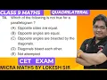 Which of the following is not true for a parallelogram A Opposite sides are equal