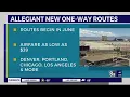 Allegiant new one-way routes