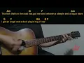 Bryan Martin - Tug O’ War Easy Guitar Chord & Lyrics (cover) 