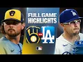 BREWERS vs DODGERS Full Game Highlights August 13 2026 MLB Season