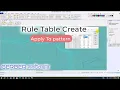 How to rule table create how to add size on the pattern Gerber software