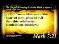 The Gospel of Mark Chapter 7 - Bible Book 41