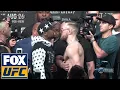 Floyd Mayweather makes it rain on Conor McGregor at the Barclays Center BROOKLYN UFC ON FOX