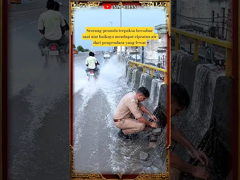 KEBAIKAN HATI PEMUDA TERHADAP PENGENDARA AKIBAT GENANGAN AIR #kebaikan #baikhati #help #humanity