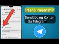 Paano Paganahin ang Sensitibong Content Sa Telegram 2022 Telegram Sensitive Content Setting