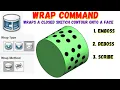 Wrap Command in Solid works Scribe Wrap Type Wrap Method CAD COGNITION