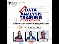 DAY 9 FREE DATA ANALYSIS TRAINING USING EXCEL SQL POWER BI TABLEAU 09-08-2024