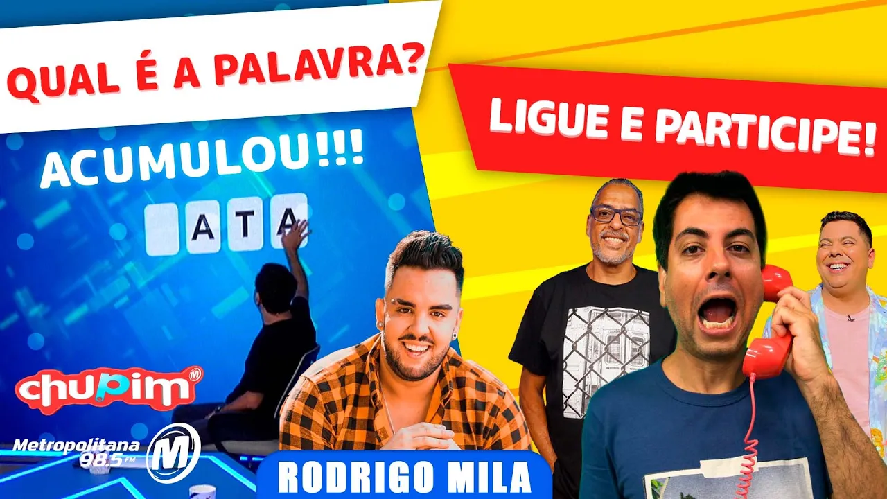 RODRIGO MILA - PALAVRA MISTERIOSA!!! - 13/07/2023