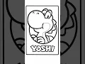Coloring Yoshi Headshot