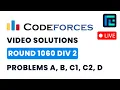 Codeforces Round 1060 Div 2 Solutions - A to D by Pradyumn TLE Eliminators