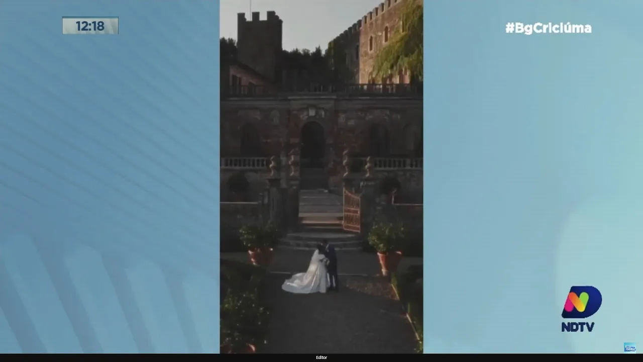 Ney Lopes: casamento cinematográfico de empresária criciumense em um castelo na Itália