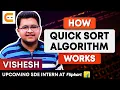 How Quick Sort Works Quick Sort Algorithm And Code Array Sorting Algorithms By Coding Ninjas