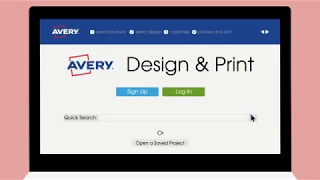 Avery Design Print Label Printing