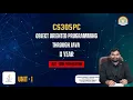 UNIT I - OOP Java From Concepts to Code JNUTH R22 R25 MREM