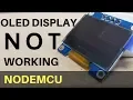 SOLUTION OLED Display NOT Working I2C