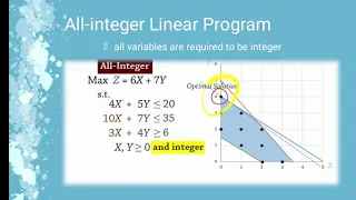 Integer Linear Programming