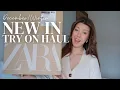 MASSIVE ZARA TRY ON HAUL NEW IN WINTER 2024