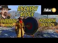Fallout 76 - How to Tadpole Archery Badge Crossbow Plan and Crossbow location