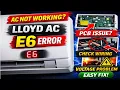 Lloyd AC E6 Error Fix It in 2 Minutes Easy Solution