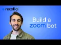 How to build a Zoom bot Demo