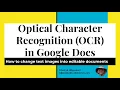 OCR in Google Drive Instructional Screencast