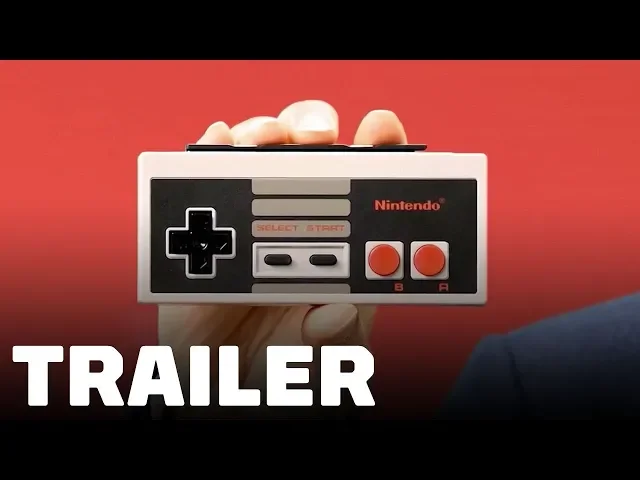 Nintendo Switch NES Controller Reveal Trailer