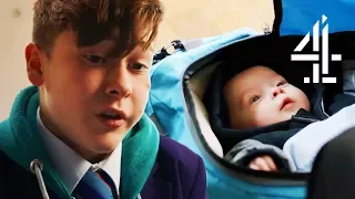 smuggling a baby into school ackley bridge