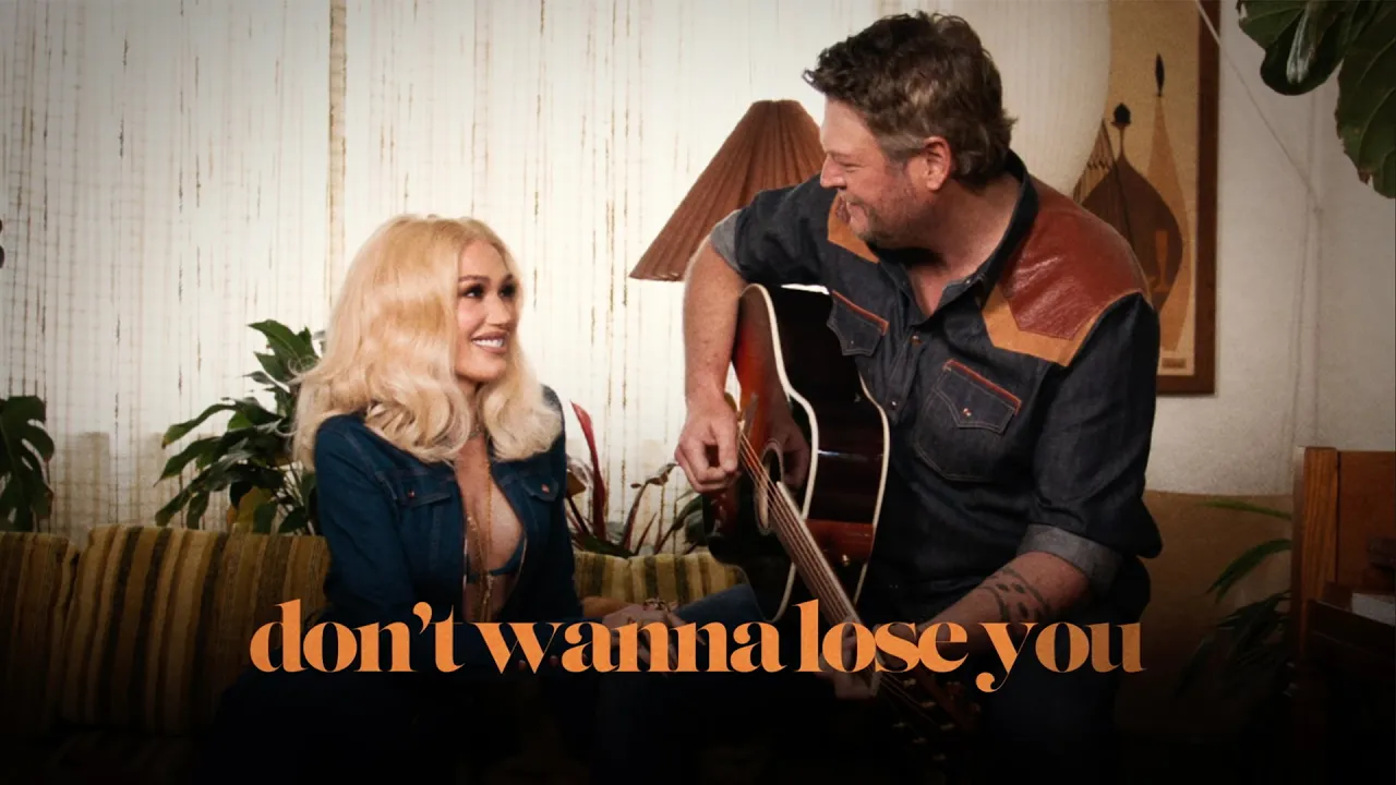 Gwen Stefani and Blake Shelton - Purple Irises (Lyric Video)