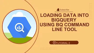 Load Data into BigQuery using BQ Command Line Tool Ingestion