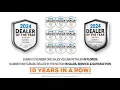 SOJAX IS DEALERRATER S SUBARU DEALER OF THE YEAR FOR FLORIDA FOR THE 10TH YEAR IN A ROW