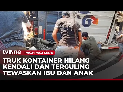 Seorang Ibu dan Bayi tewas Dalam Insiden Kecelakaan Truk vs Sepeda Motor