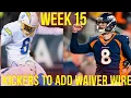 Kickers To Add Waiver Wire Week 15 Fantasy Football