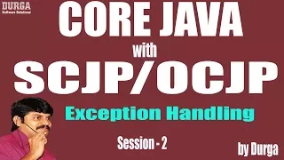 Core Java with Exception Handling Part-2 Default Exception Handling