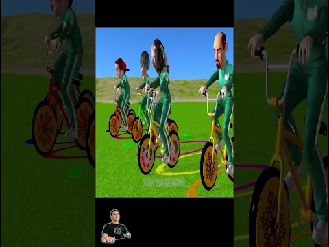 Scary Teacher 3D vs Squid Game Drinking Coffee with Face Shape Foam Nice or Error 5 Times Challenge